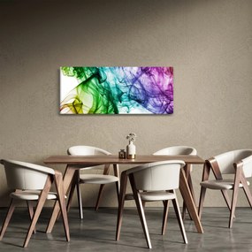 Obraz - farebný dym (120x50 cm)