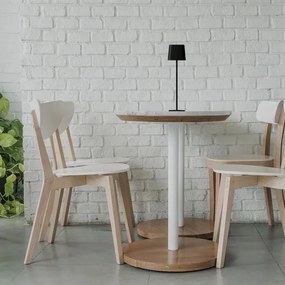 LED Solárna magnetická stolná lampa LED/5W/5V 3000-6000K 3600 mAh IP65 čierna