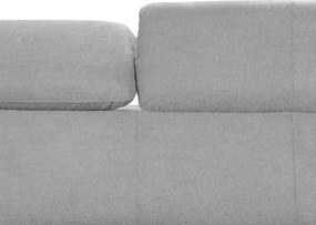 Trojsedák Gisele, svetlo šedá látka