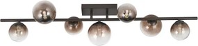 Brilagi - LED Prisadený luster MILLA 7xG9/3W/230V hnedá/dymová hnedá