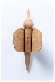 Soška v tvare vtáčika z dubového dreva Gazzda