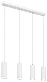 Globo 57911-4HW - Luster na lanku ROBBY 4xGU10/35W/230V biela