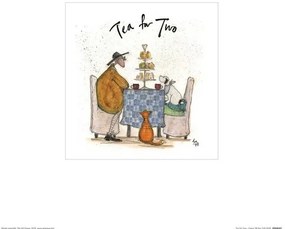 Umelecká tlač Sam Toft - Tea for Two, Sam Toft, (30 x 30 cm)