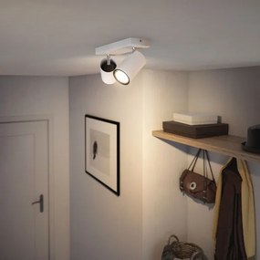 Philips - Bodové svietidlo KOSIPO 2xGU10/5,5W/230V biela