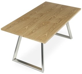 Jedálenský stôl Silver 160 x 90 cm, dub