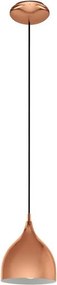 Eglo 55284 - Závesné svietidlo CORETTO na lanku 1xE27/60W/230V, medené