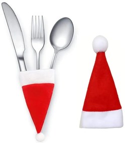 Puzdro na príbor SANTA POCKET červené, 1 ks