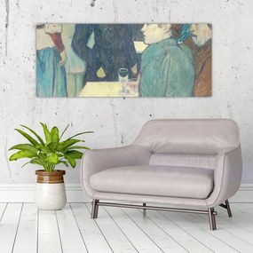 Obraz - Henri de Toulouse-Lautrec, A Corner of the Moulin de la Galette, reprodukcia (120x50 cm)
