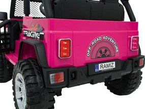 Elektrické autíčko Jeep BEAST 4x4 ružové