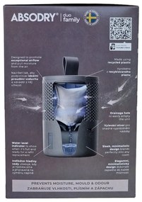 Everbrand pohlcovač vlhkosti Absodry Duo Family Bag 6-series, do 50 m3, sivá