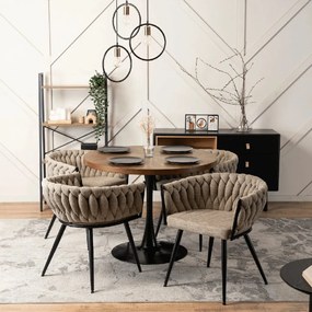 PROXIMA.store - Čalúnená jedálenska stolička EMPOLI FARBA: sivá