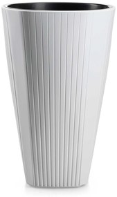 PLASTOVÝ KVETINÁČ MORA 39X61 CM BIELA