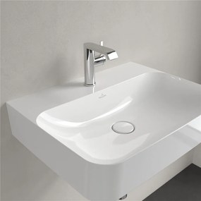 VILLEROY &amp; BOCH Finion závesné umývadlo s otvorom, bez prepadu, 600 x 470 mm, biela alpská, s povrchom CeramicPlus, 416861R1