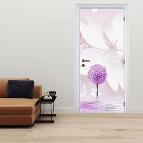 Fototapeta na dvere - Na rieke kvetín (95x205cm)
