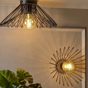 ONLI - Stropné svietidlo DUCCIO 1xE27/22W/230V pr. 30 cm čierna