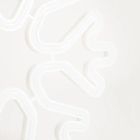 Vianočná dekorácia LEDEN LED nástenná, vločka  755125