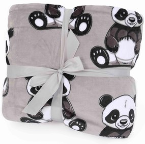 Baránková deka mikroplyš Exclusive 150 × 200 cm – Panda
