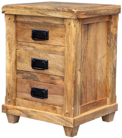furniture-nabytek.cz - Nočný stolík masív z dreva mango 45x60x40
