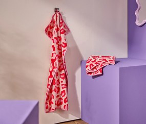 Prémiové uteráky, 2 ks, leopardia potlač