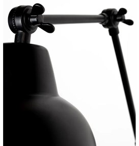 Čierne nástenné svietidlo Xavi - White Label