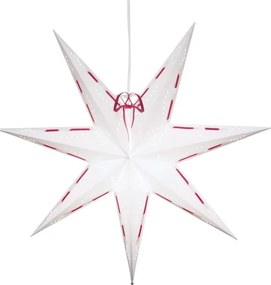 Biela vianočná svetelná dekorácia Star Trading Vira, ø 60 cm