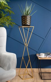 STOJAN NA KVETINÁČ LOFT3 100X24X24 CM ZLATÁ