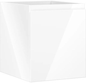 Mexen Orio, kúpeľňová skrinka 40 cm, 1 zásuvka, biela lesklá, 91A10-04047-1-BF00