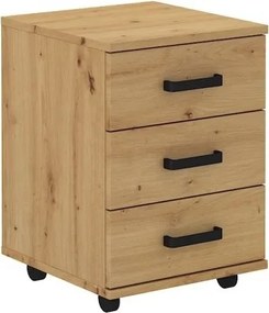 Pojízdný kancelářský kontejner Matylda 40 cm dub Artisan