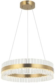 Zambelis 22039 - LED Stmievateľný luster na lanku LED/56W/230V zlatá