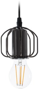 Toolight - Závesná lampa 1xE27 APP591-1CP, čierna, OSW-08563