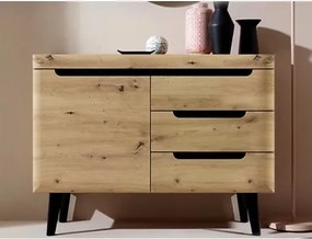 Komoda so zásuvkami Nordi, dub artisan%