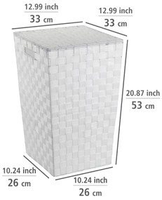 WENKO 22277100 - Koš ADRIA 33x53 cm biely