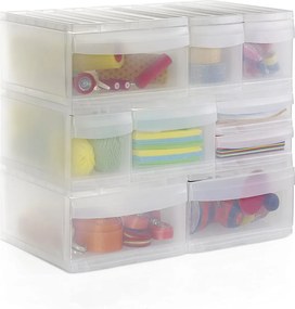 2. akosť - S - Zásuvka, úložný box výsuvný, transparentný Rotho SYSTEMIX