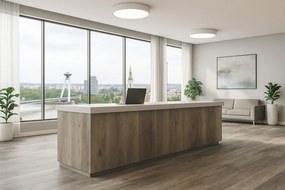 Beauflor, PVC podlaha - lino Texalino Supreme 691 M Valley Oak - dub, na mieru, šíře 2m,3m,4m,5m, hnedá, filc, chodba / predsieň