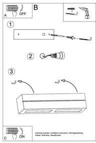 Nástenné svietidlo VEGA LINE 1xE27/60W/230V biela