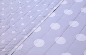 Obojstranný prehoz na posteľ POIS šedý 160x240 cm - Postelneprehozy.sk