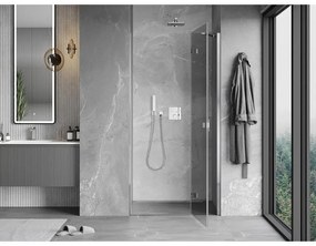 Mexen Mist-H, 1-krídlové sprchové dvere pravé 110 cm, číre sklo, chrómový profil, 8A5-110-000-01-00-P