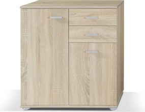 Skrinka so zásuvkami Mike, dub sonoma