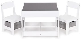 Detská nábytková zostava drevený stôl + 2 stoličky