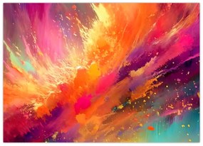 Obraz - Dynamická abstrakcia (70x50 cm)