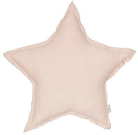 Cotton &amp; Sweets Mini ľanový vankúš hviezda púdrovo ružová 36 cm