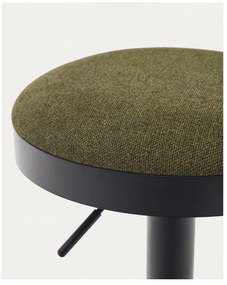 Tmavozelené barové stoličky v súprave 2 ks 58 cm Zaib – Kave Home