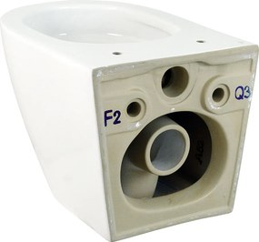 Hydroland Závesná WC misa so SoftClose sedadlom Karat, biela