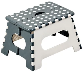 Kesper 70533 Skladacia stolička, biela/sivá, 35 x 22 x 27 cm