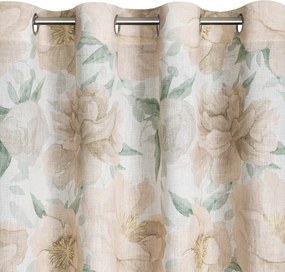 ZÁVES NA KRÚŽKOCH KARLA 140X250 CM VZOROVANÁ