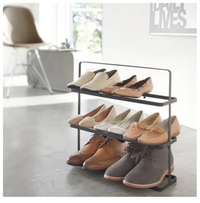 Čierny kovový stojan na topánky Tower Shoe Rack – YAMAZAKI