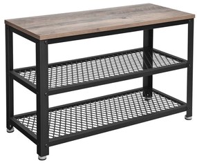 Botník DAVOR hnedá/čierna