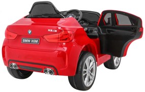 Elektrické autíčko BMW X6 M lakované - červené