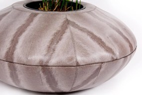 Interiérový kvetináč VELA, výška 85 cm, sivý, outlet