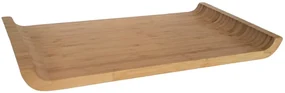 BISK Erga Laos, bambusový podnos 35x18x4cm, prírodná hnedá, ERG-08129